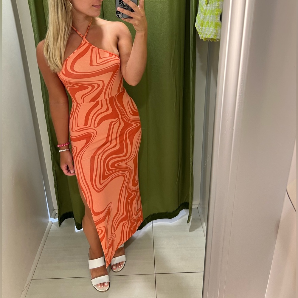 Coral Maxi Dress